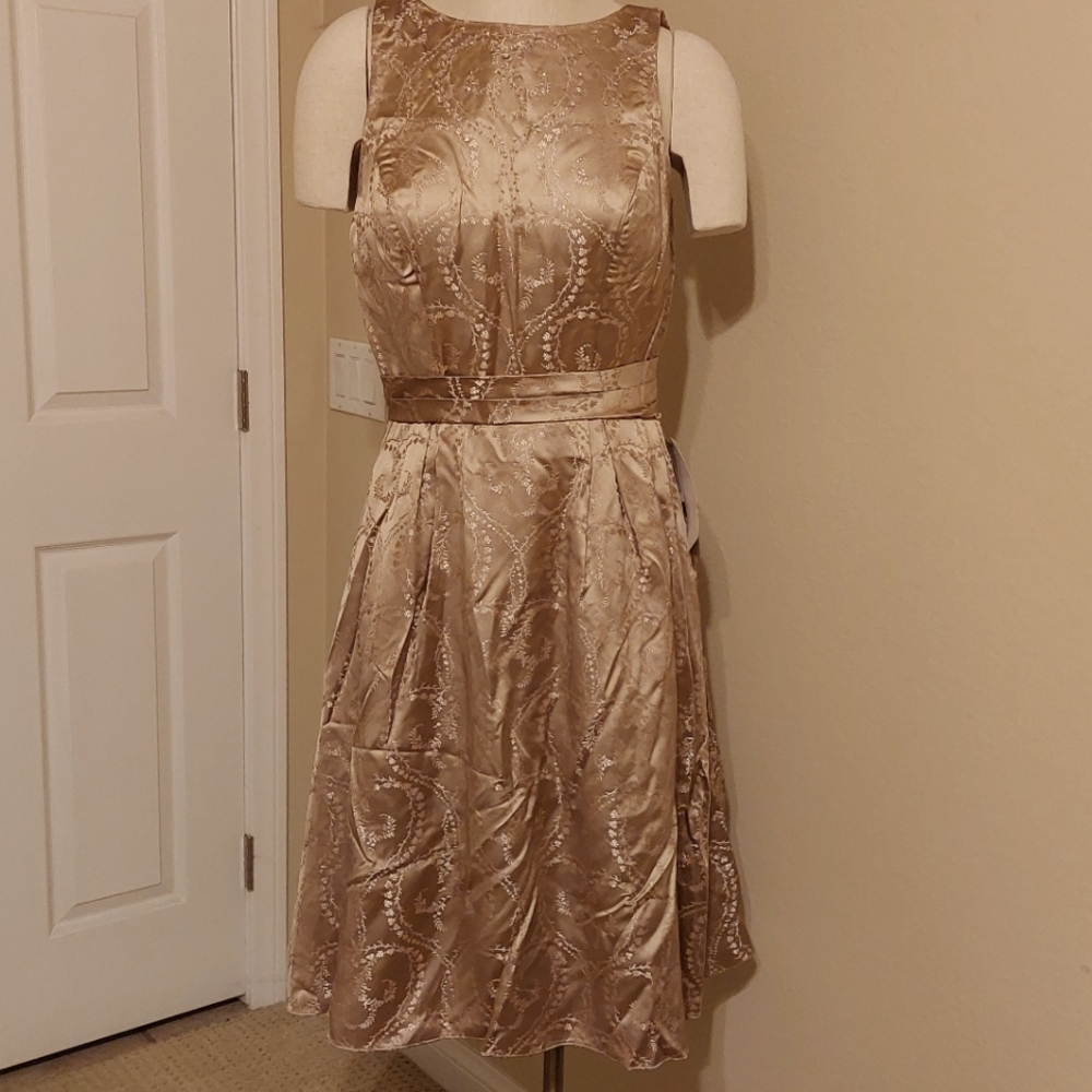 New Gold Evening Dress